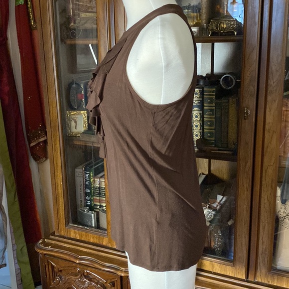 August Silk Ascot style tank top. Size M. - Picture 3 of 6